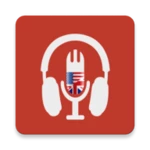 english radio android application logo